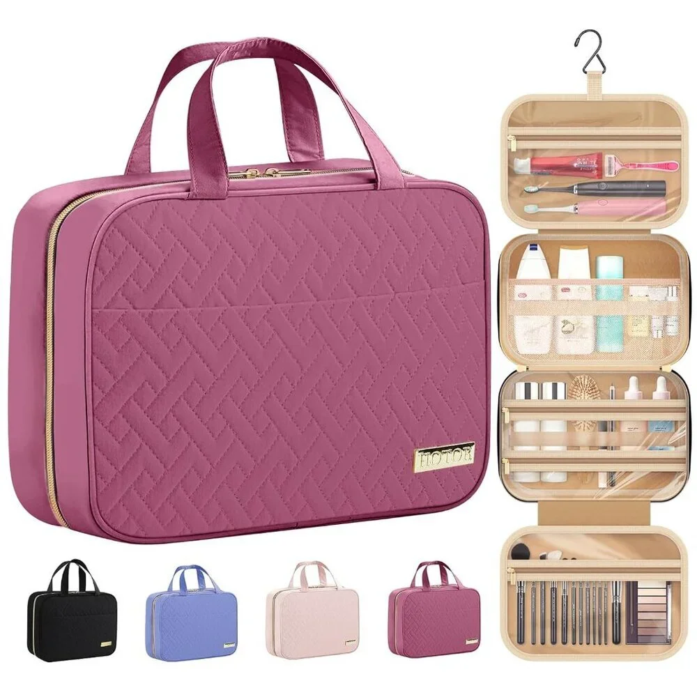 Travel Toiletry Bag Waterproof Hanging Organizer for Women Men Medium